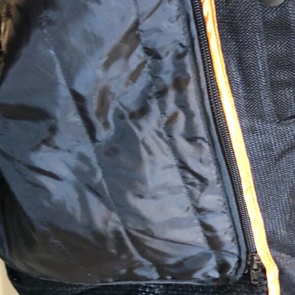 First Classics Men’s XL Black Padded Polyester Mesh Moto Jacket - Picture 10 of 14